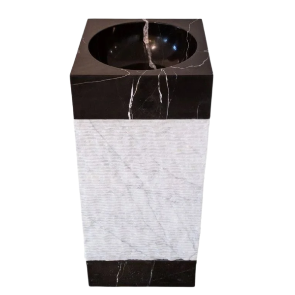 Black Marquina Marble Sink